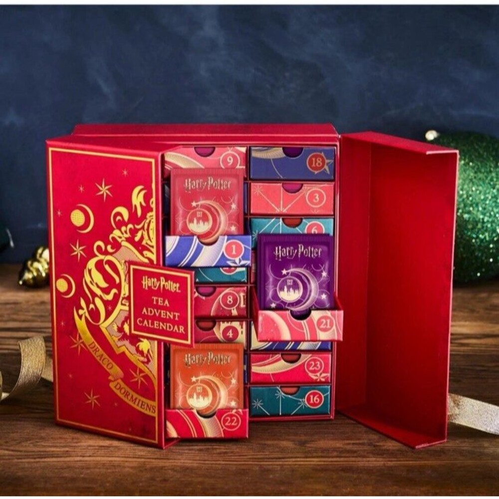 NEW Harry Potter Luxury Tea Advent Calendar Set 96 Teabags Sealed Box Christmas